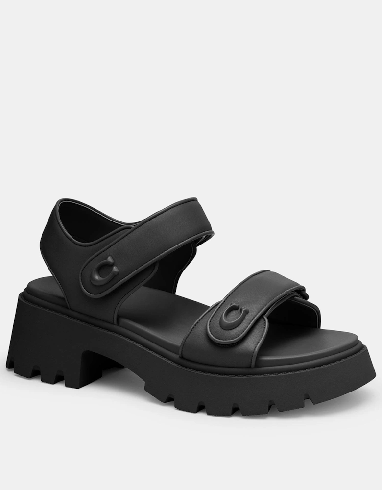 Brynn Platform Leather Sandal