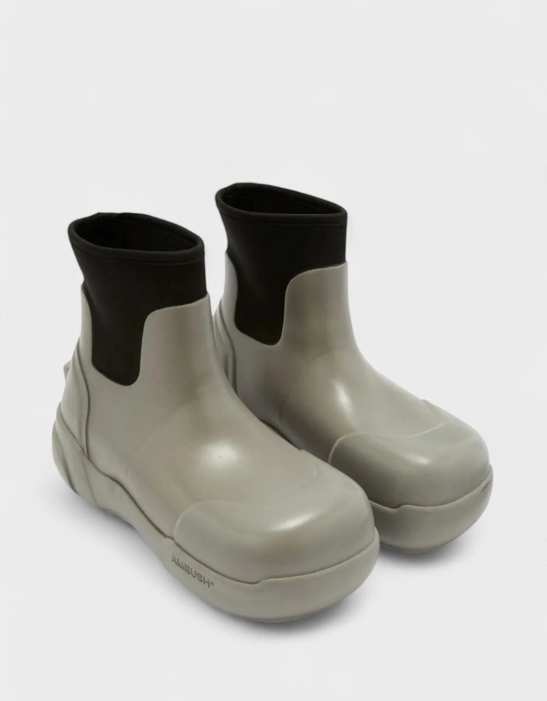 Rubber Boot Grey Black