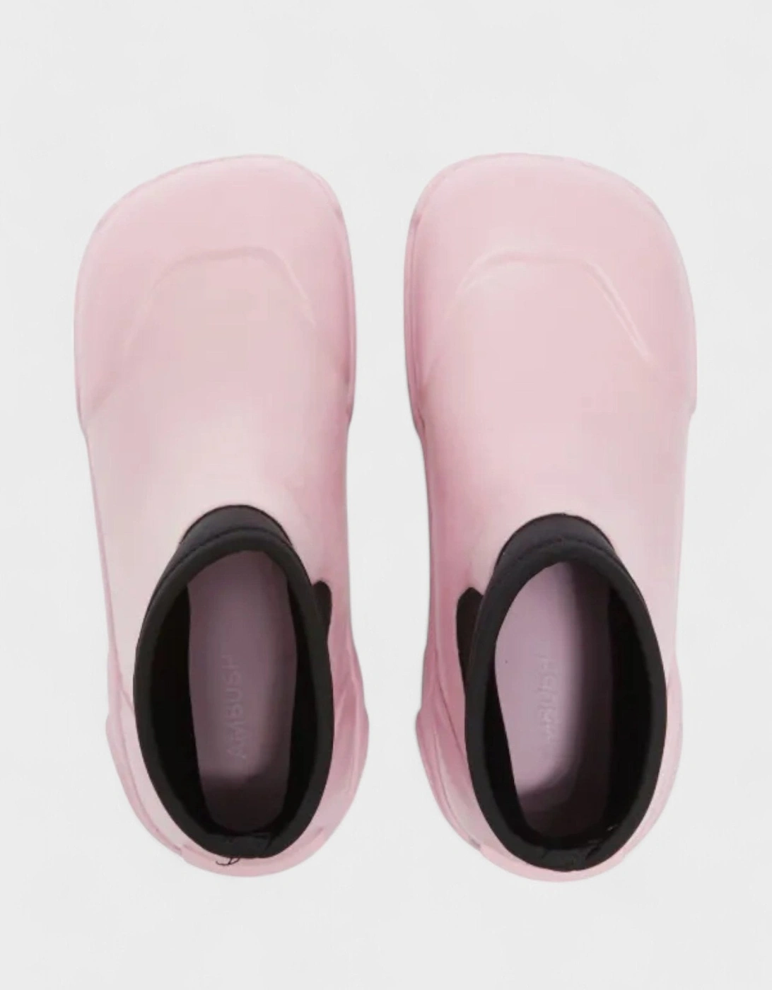 Rubber Boot Pink Black