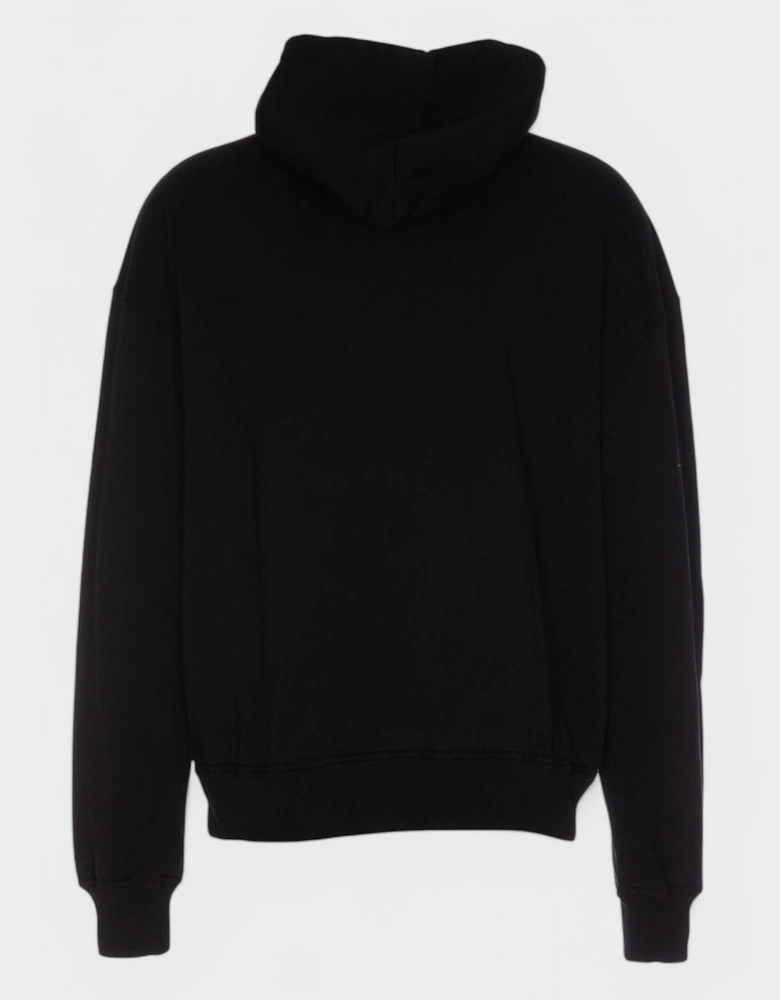 Pouched Pocket Hoodie Black