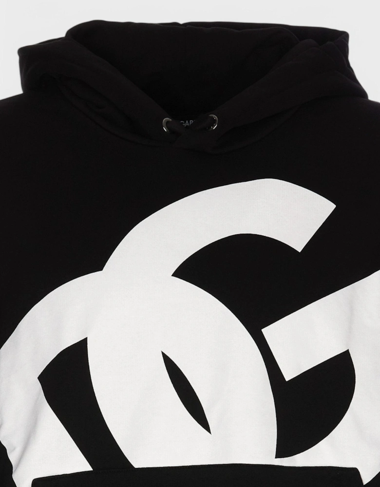 Pouched Pocket Hoodie Black
