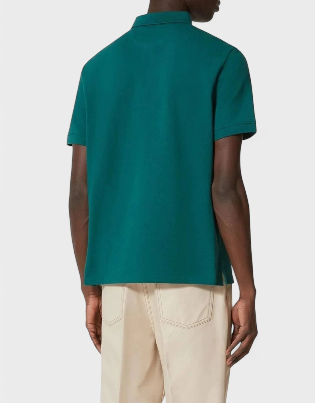 Embroidered Logo Polo Shirt Green