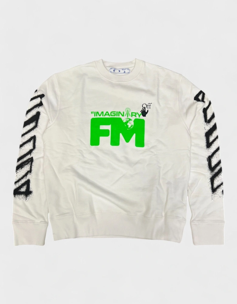 Spray Arrows Crewneck White