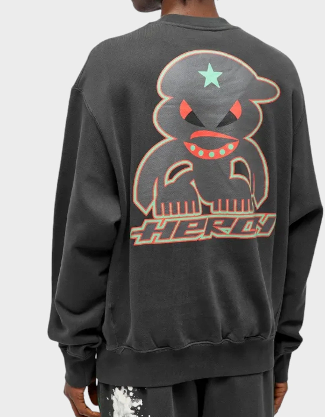 Monster Crew Sweater Black