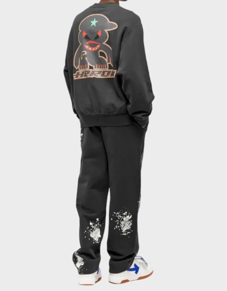 Monster Crew Sweater Black