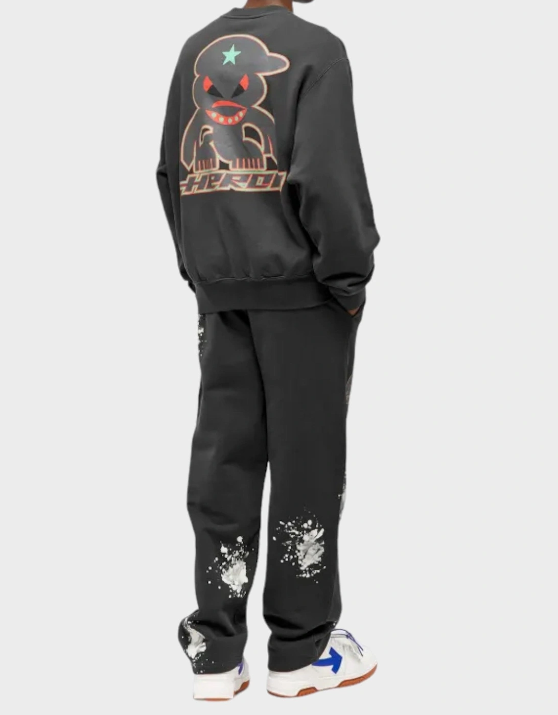 Monster Crew Sweater Black