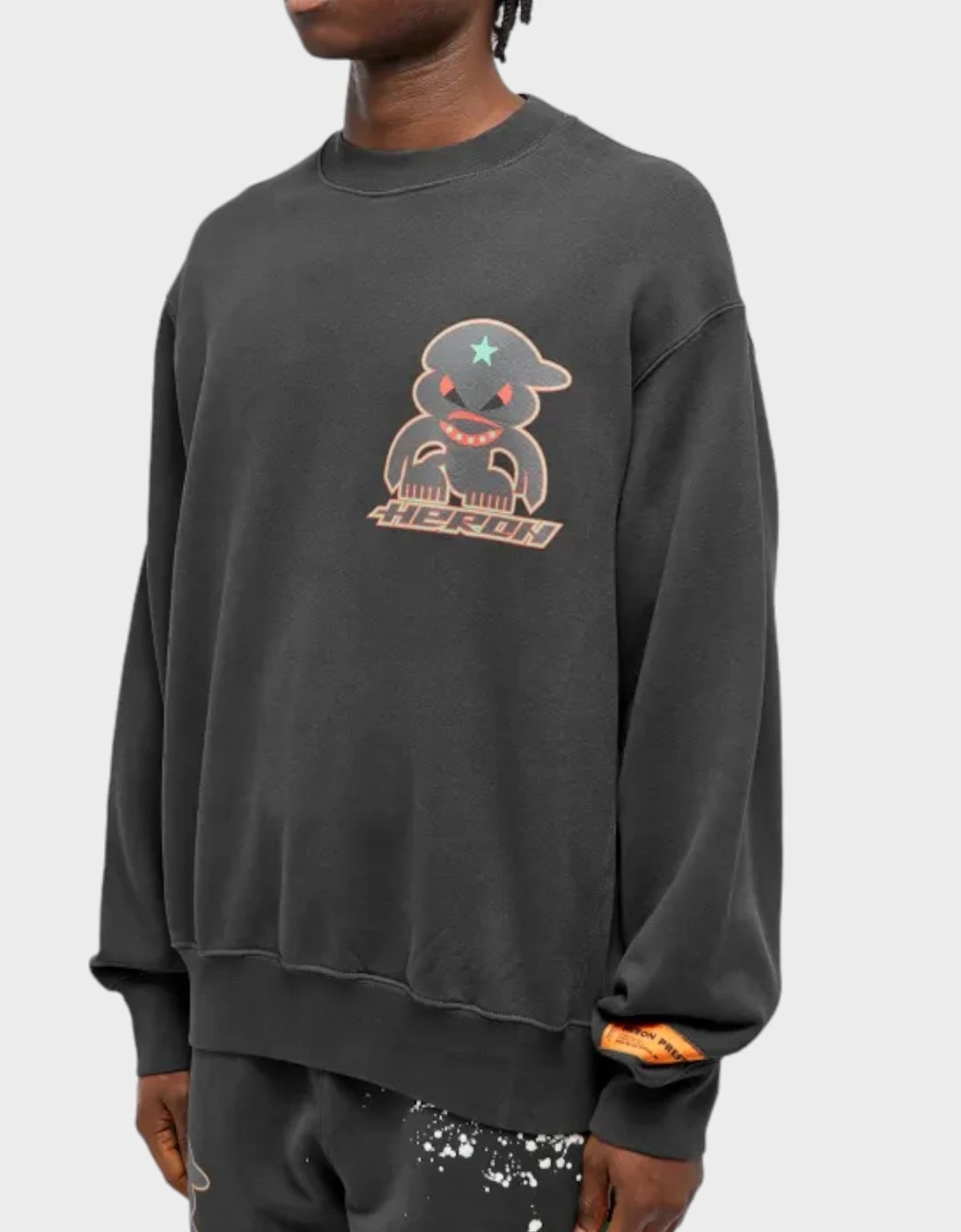 Monster Crew Sweater Black