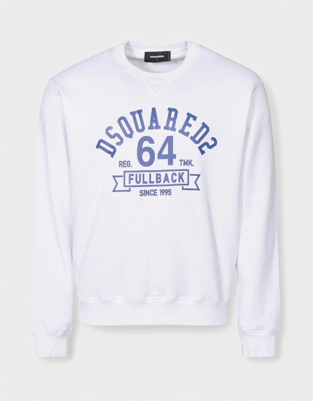 DSqaured2 Fullback College Sweatshirt White, 4 of 3