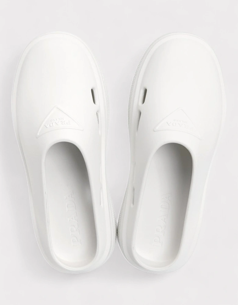 Wmns Mellow Rubber Slippers 'White'