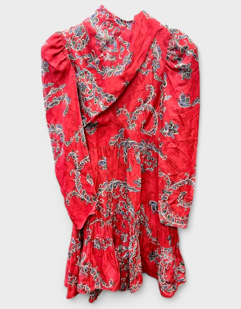 Kleider Silk Dress Red