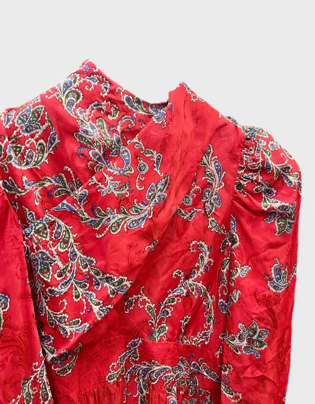 Kleider Silk Dress Red