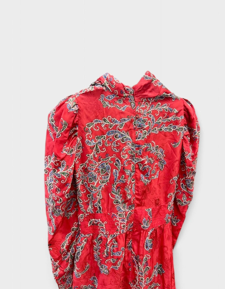 Kleider Silk Dress Red