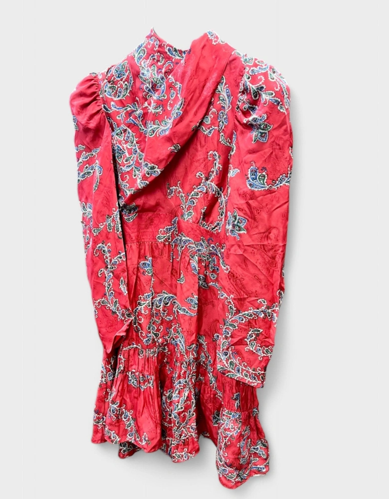 Kleider Silk Dress Red