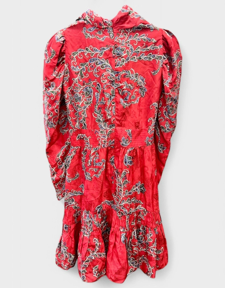 Kleider Silk Dress Red
