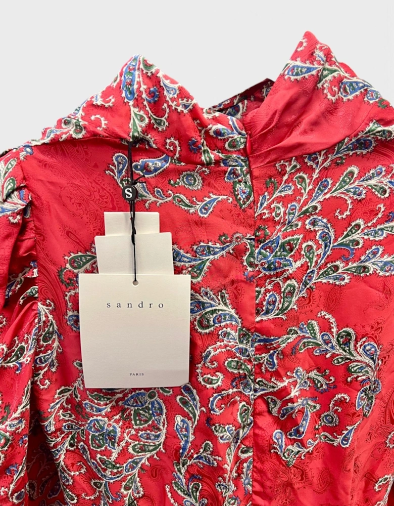 Kleider Silk Dress Red