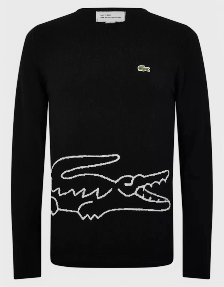 Shirt X Lacoste Men’s Knit Sweater Black