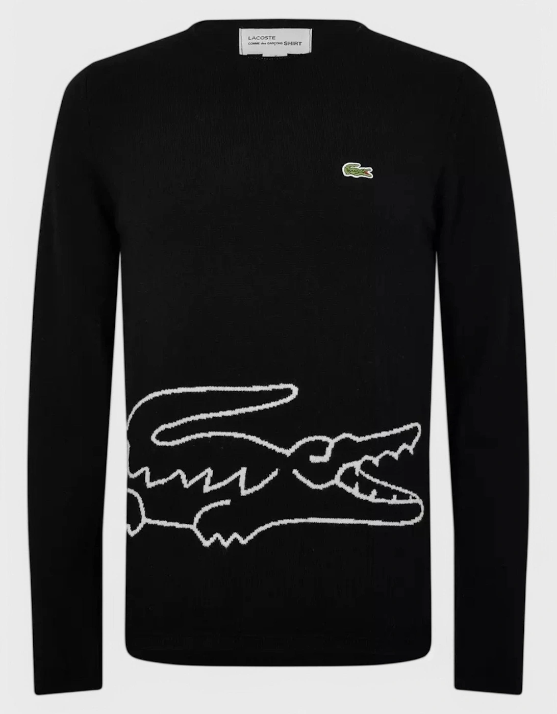 Shirt X Lacoste Men’s Knit Sweater Black, 7 of 6