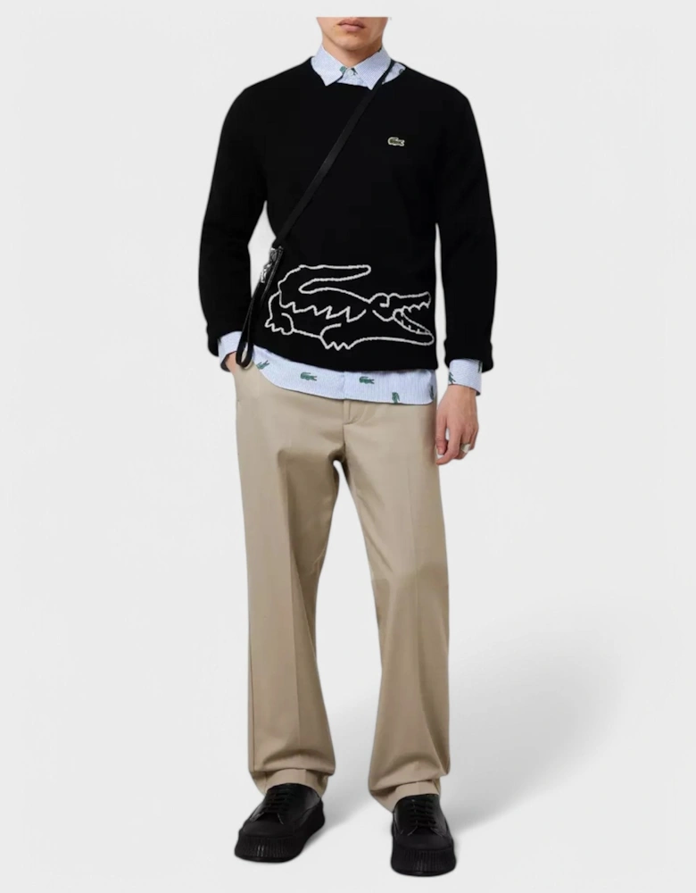 Shirt X Lacoste Men’s Knit Sweater Black