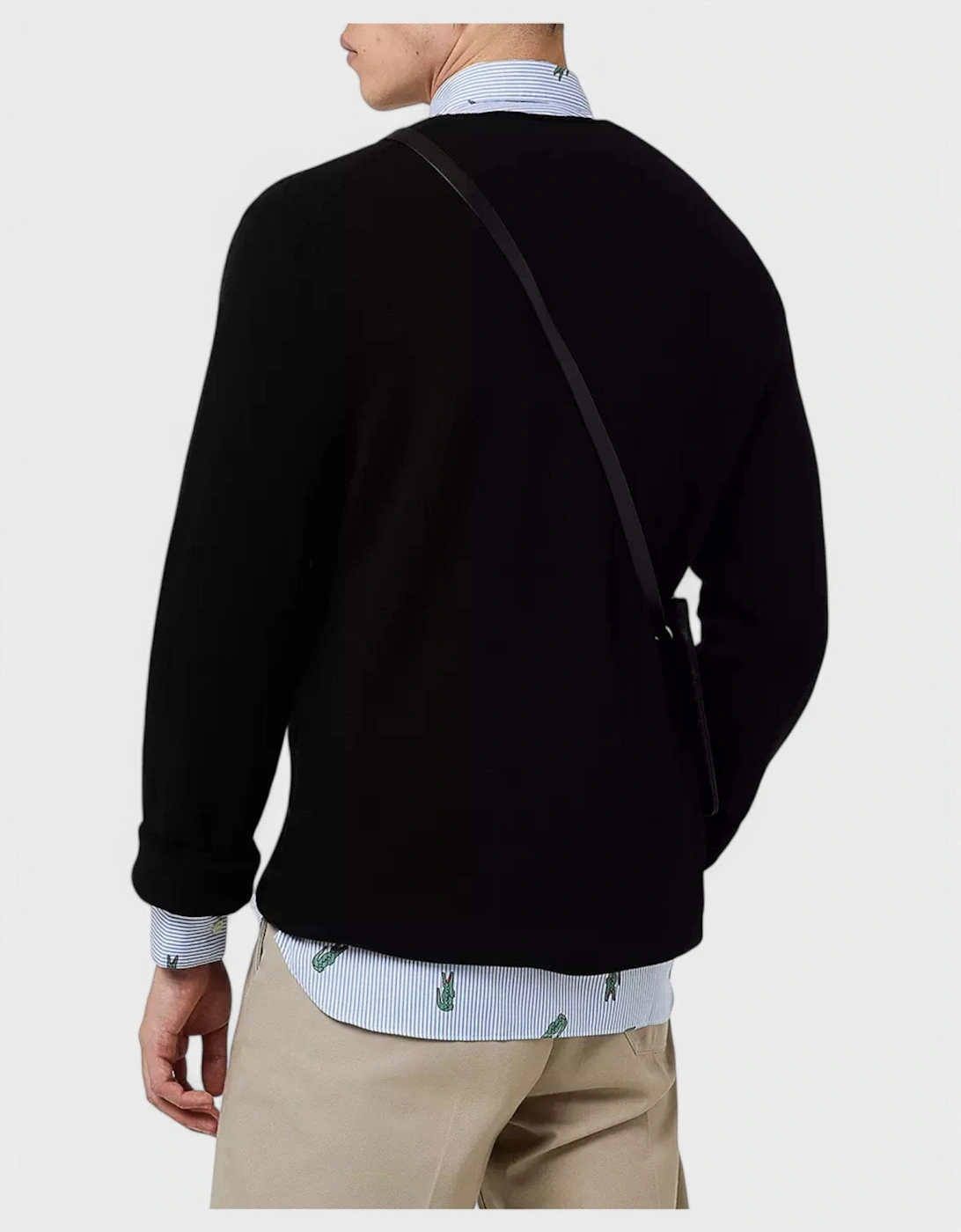 Shirt X Lacoste Men’s Knit Sweater Black