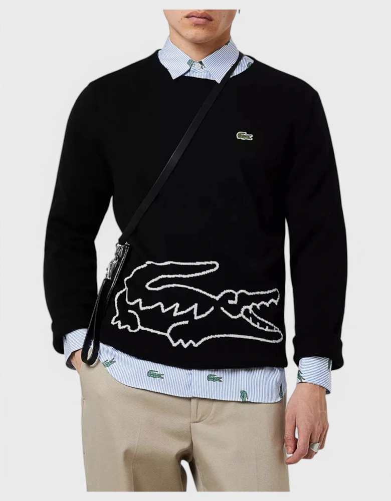 Shirt X Lacoste Men’s Knit Sweater Black
