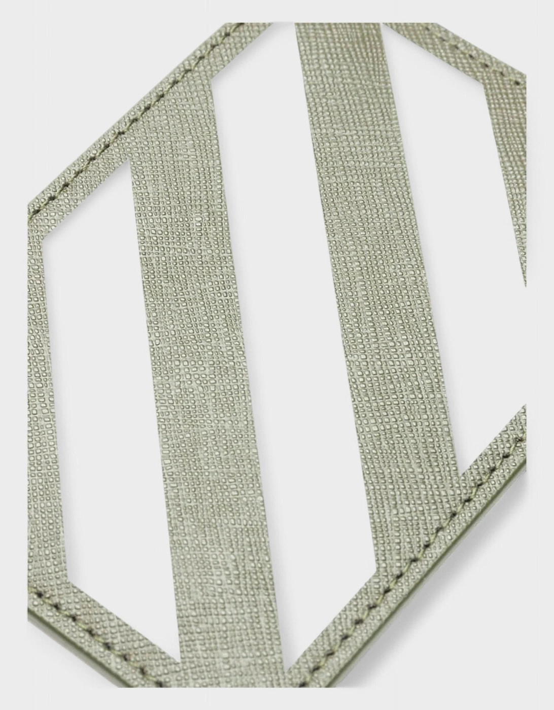 Card Case Binder Diag Saff Military Green White
