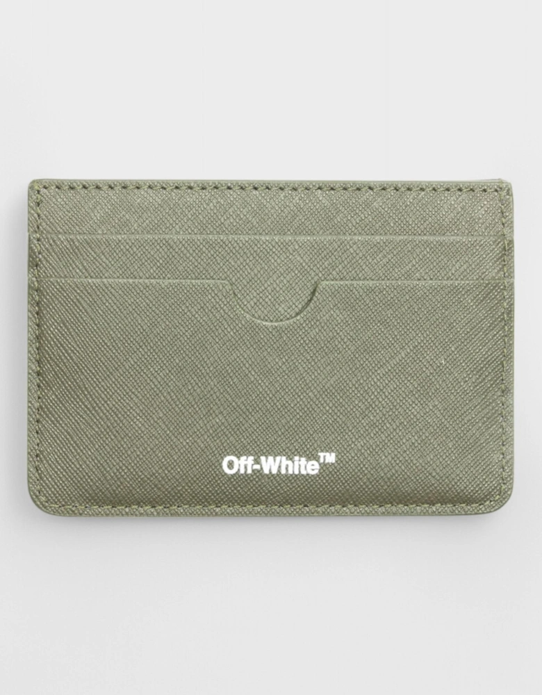 Card Case Binder Diag Saff Military Green White