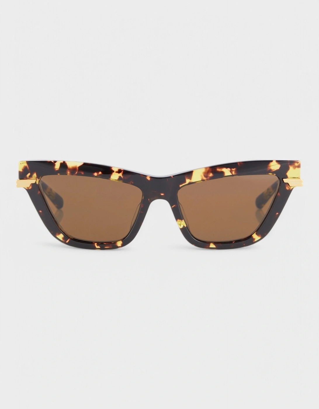 Angle Acetate Cat Eye Sunglasses Brown Tortoiseshell, 5 of 4