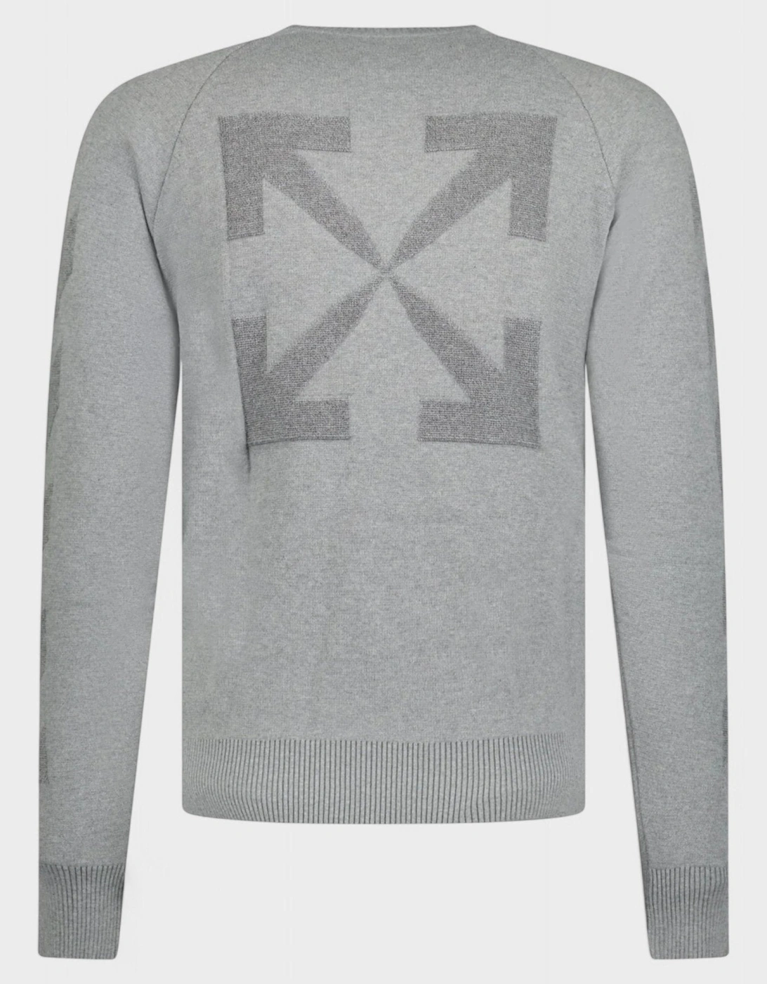 Diag Sweat It Knit Crewneck Grey, 4 of 3