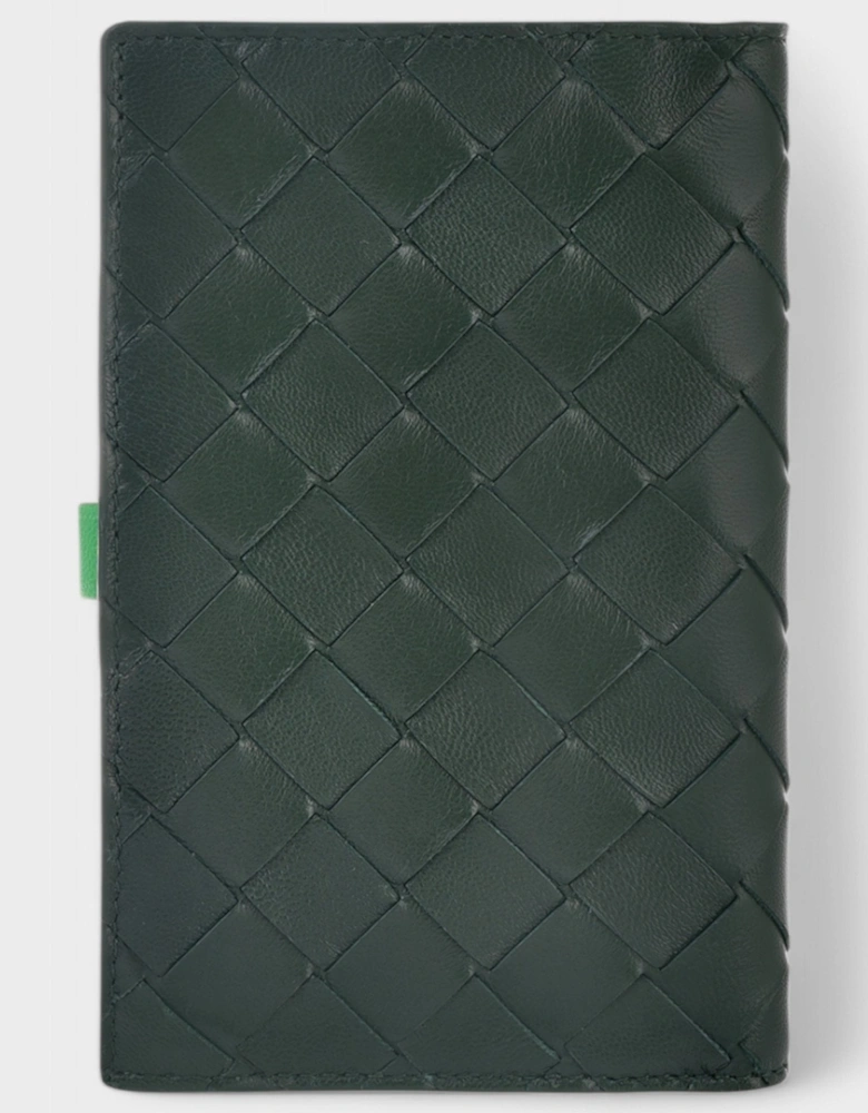 Intrecciato Bi-Fold Wallet Raintree