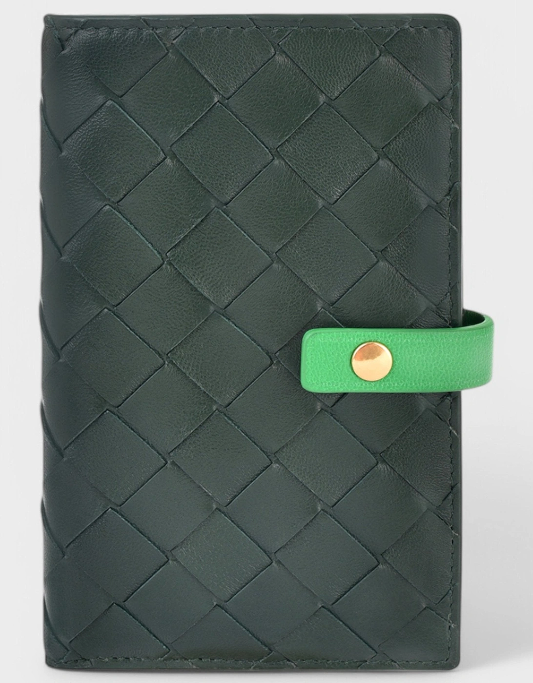 Intrecciato Bi-Fold Wallet Raintree, 4 of 3