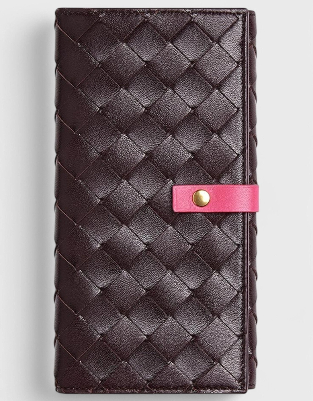 Intrecciato Bi-Fold Wallet Grape, 5 of 4