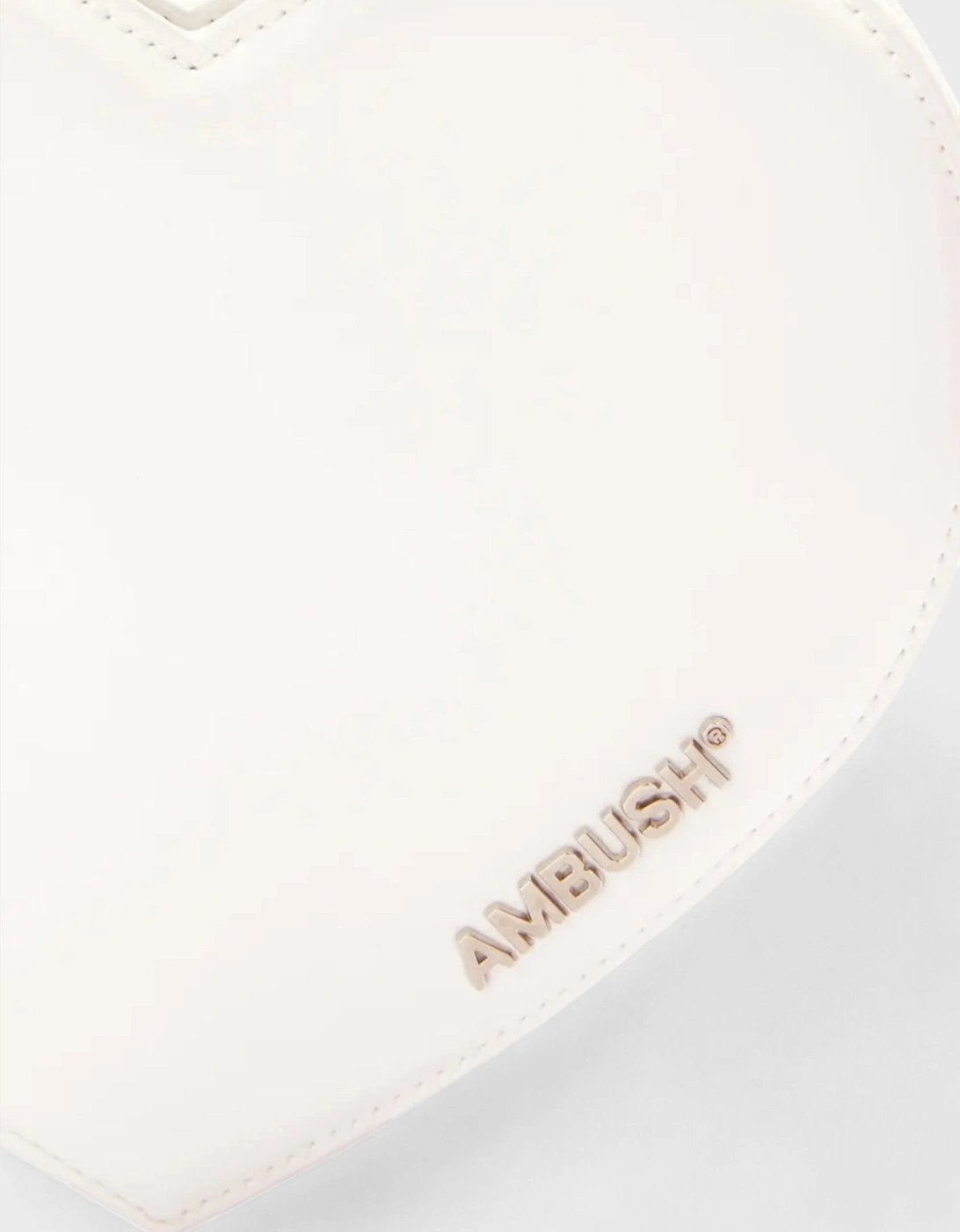 Heart Padlock Bag White