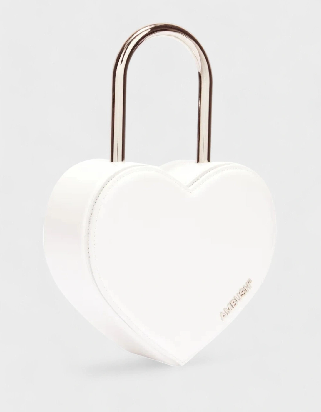 Heart Padlock Bag White, 4 of 3