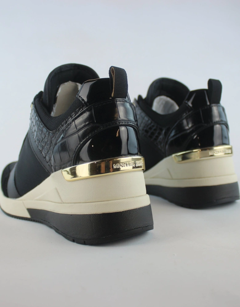 Georgie Trainers Black / Gold UK7