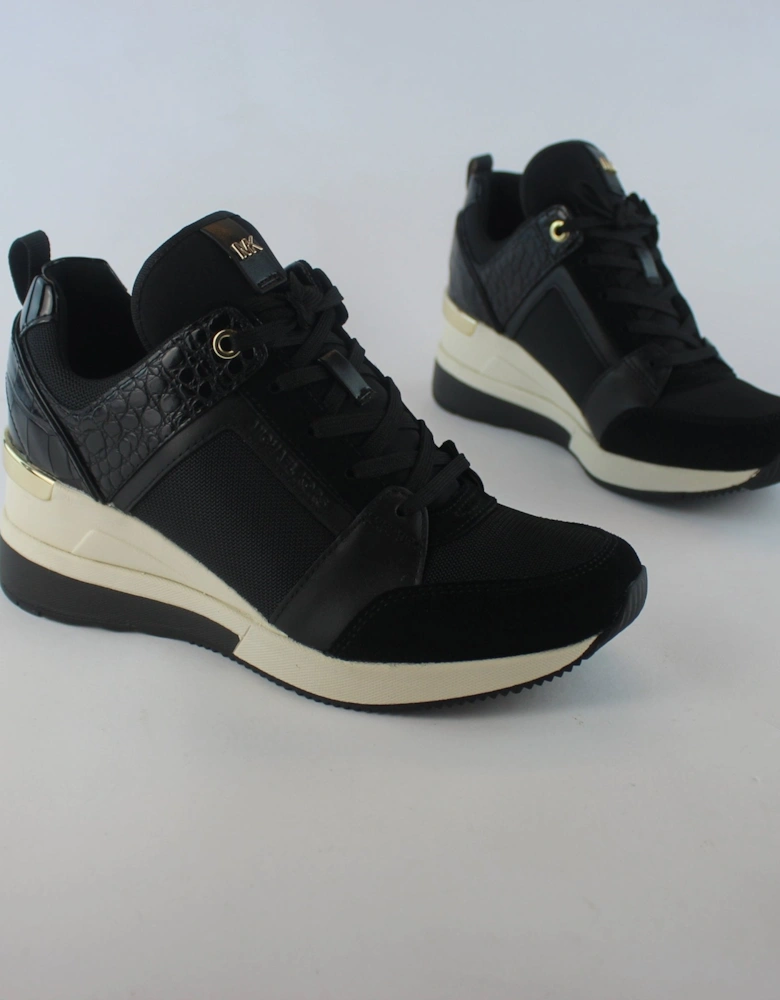 Georgie Trainers Black / Gold UK7