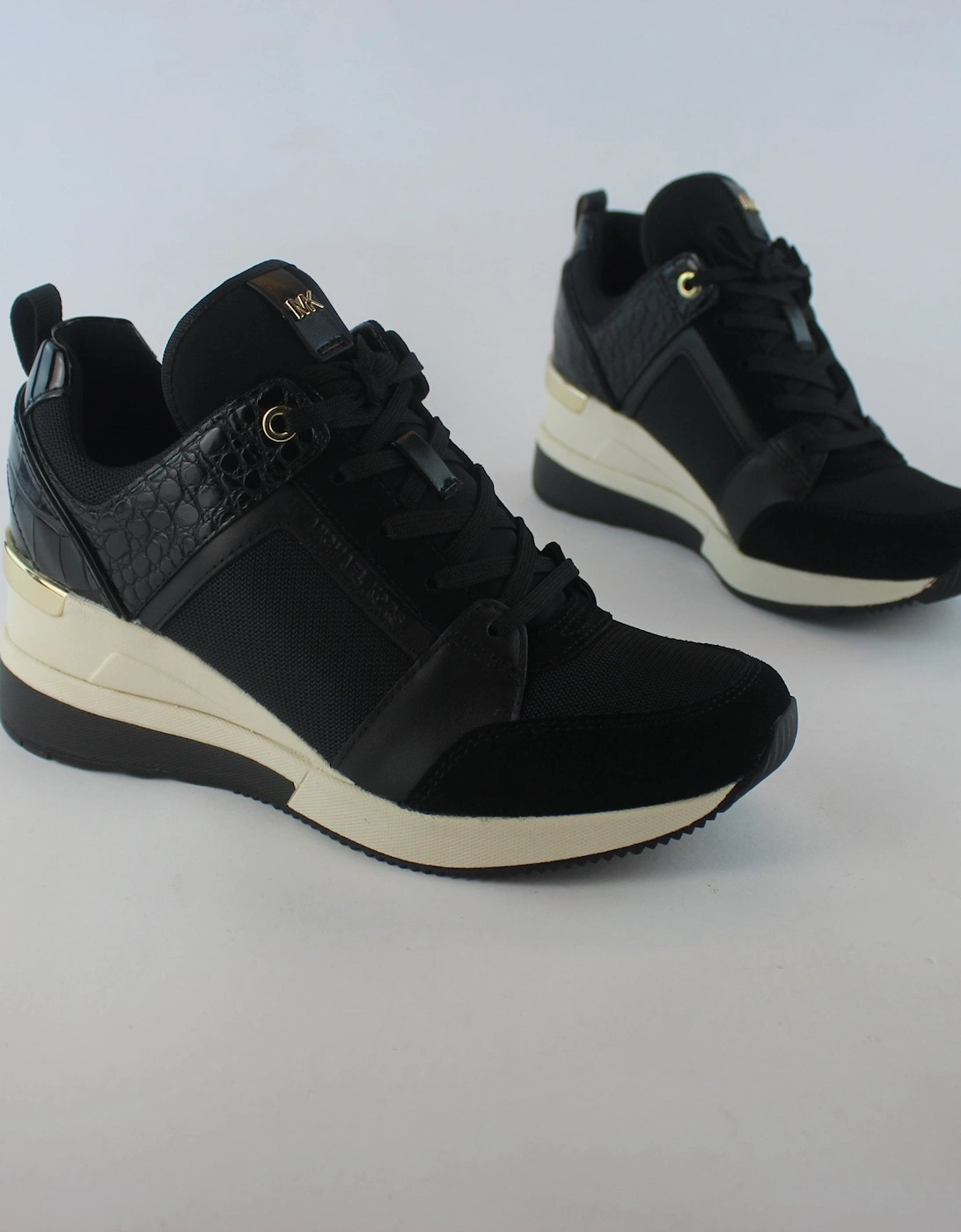 Georgie Trainers Black / Gold UK7