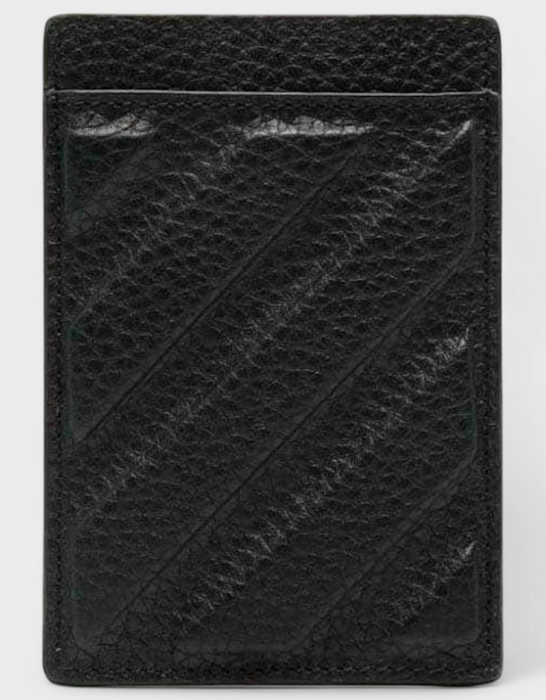 Diag-Stripe Leather Card Holder, 3 of 2