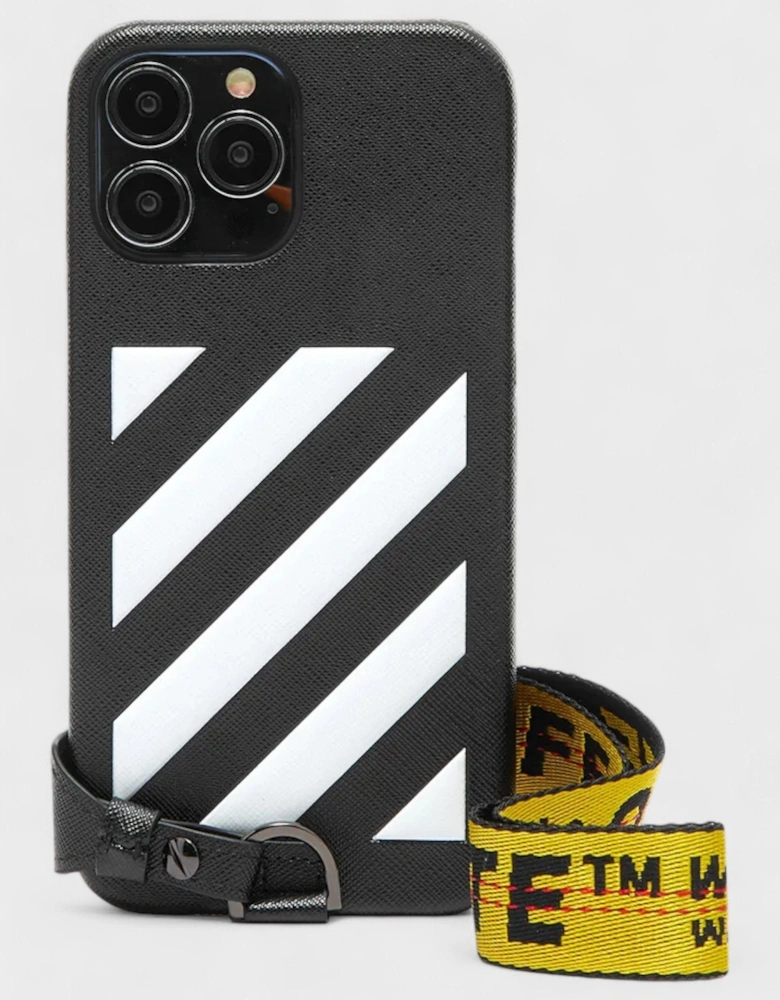 Binder Neck Phone Case iPhone 13 Max Black White
