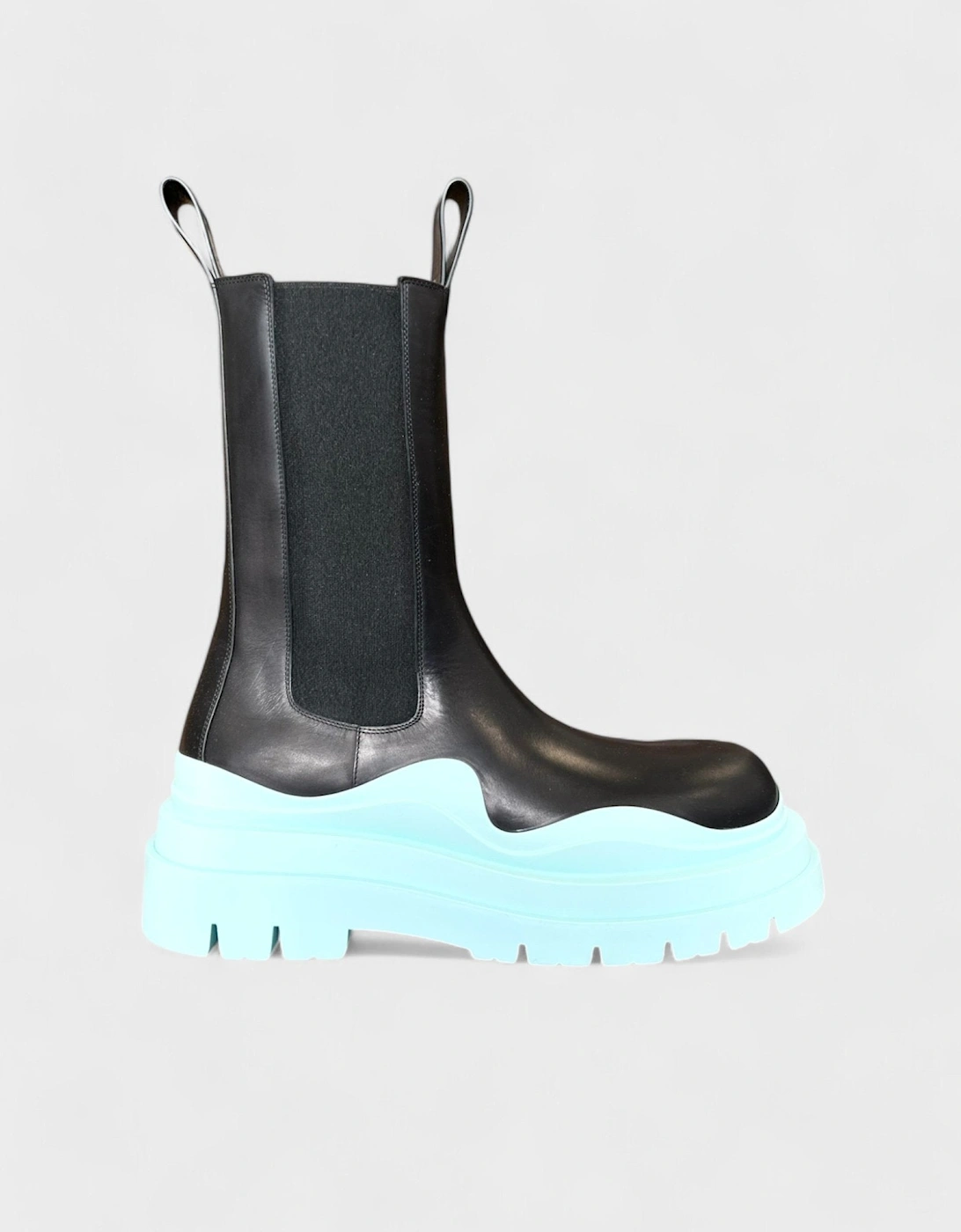 Tire Cropped Boot Black Blue, 10 of 9