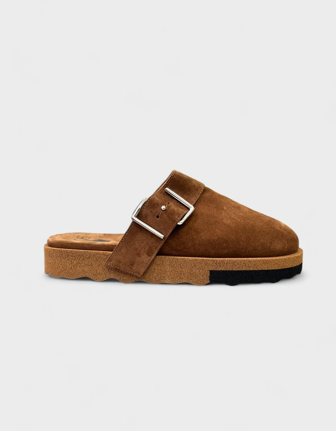 Comfort Leather Slipper Brown, 7 of 6