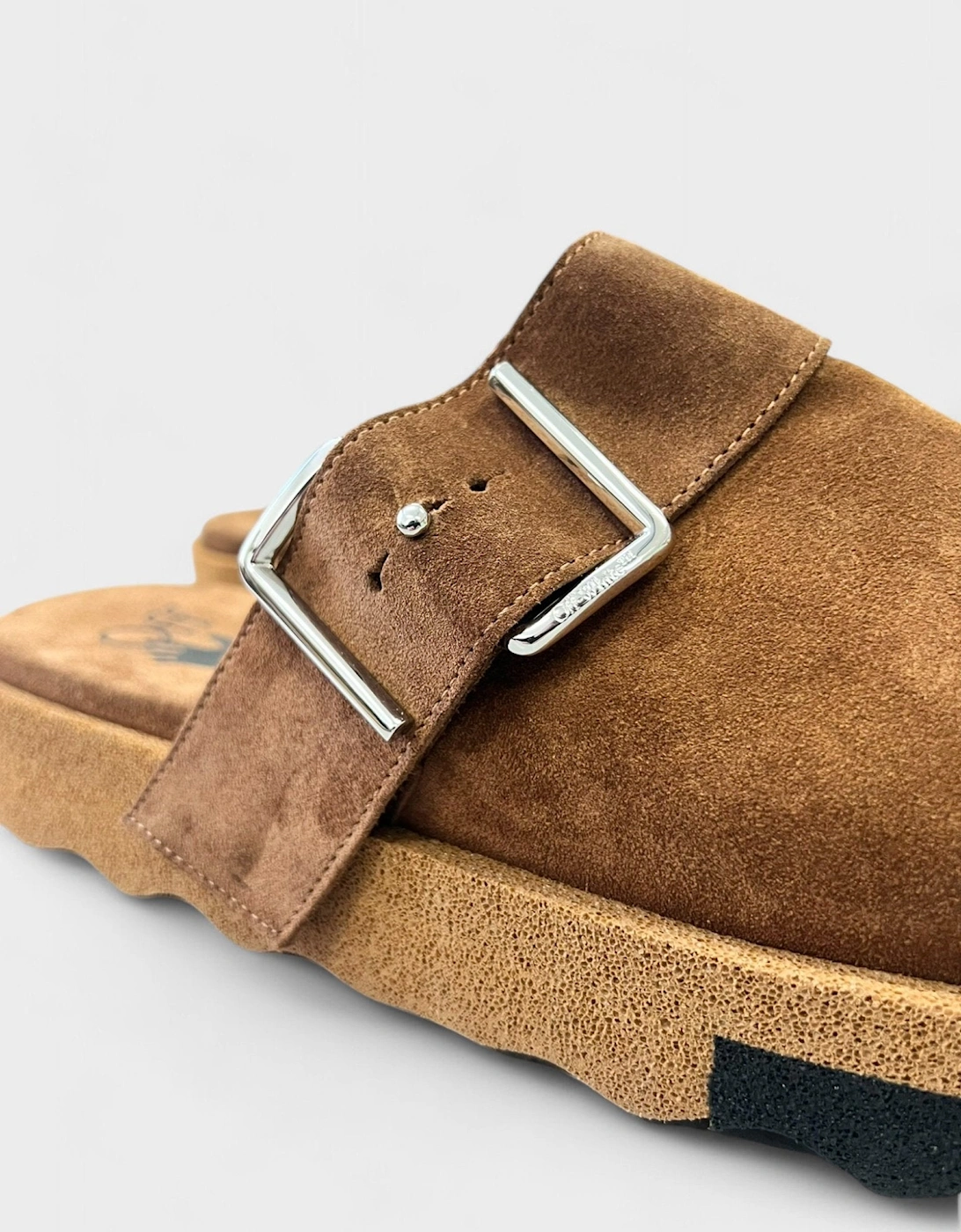 Comfort Leather Slipper Brown