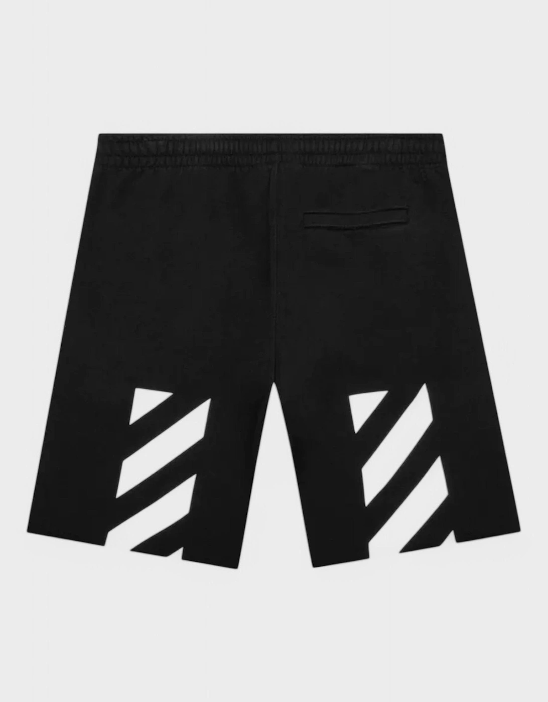 Diagonal Helvetica Shorts Black/White, 3 of 2