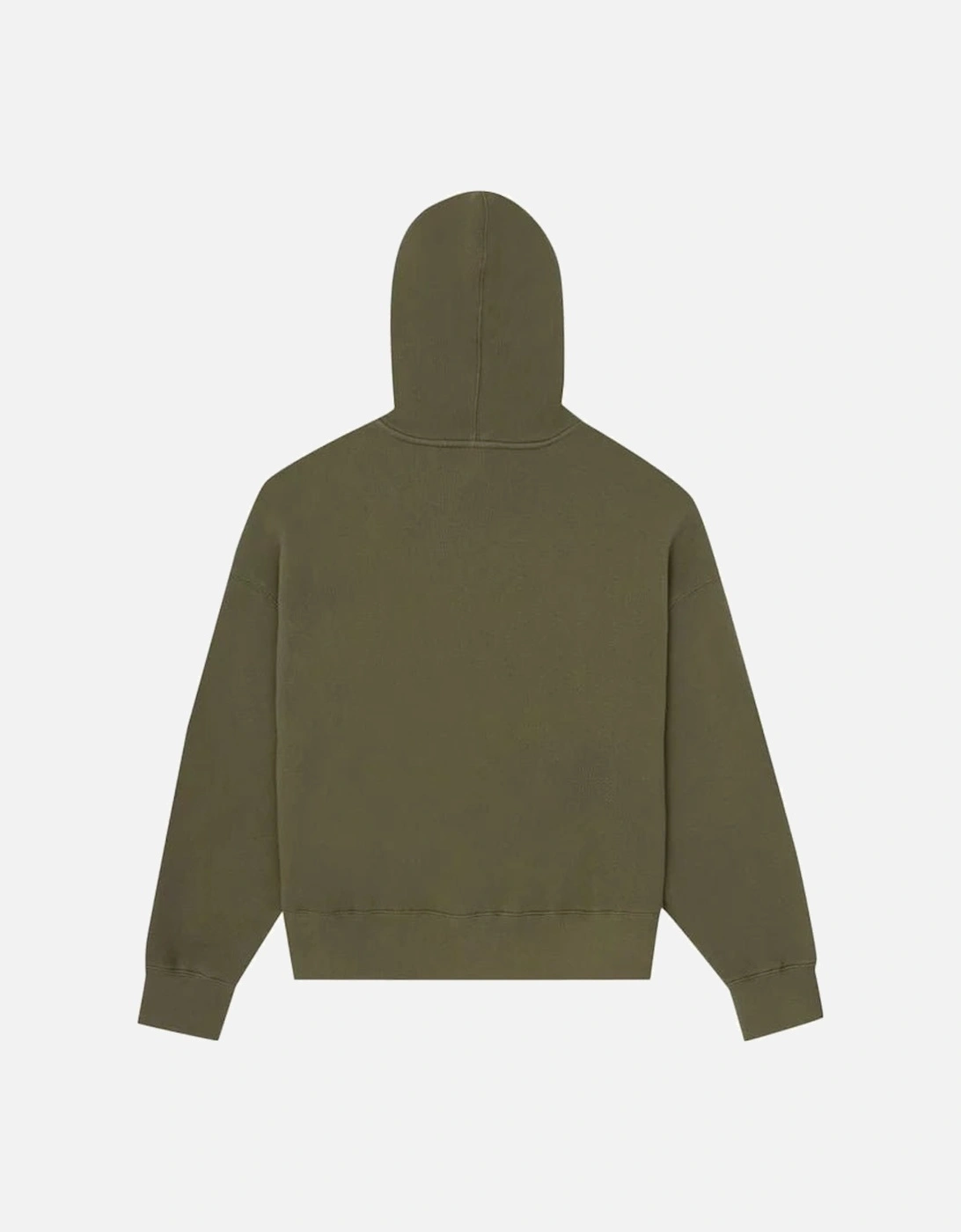 Embroidery Bear Hoodie Military/Brown