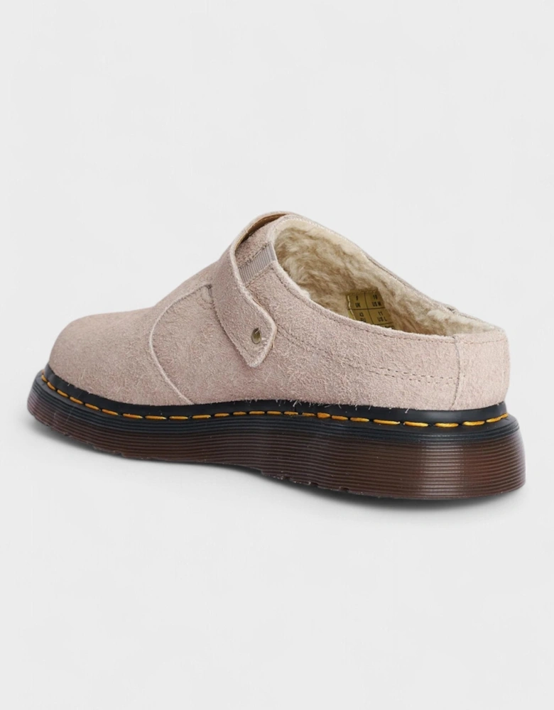 Isham Faux Shearling Lined Suede Mules