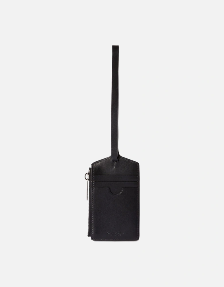 Zip Tie Zipped Card Case Black