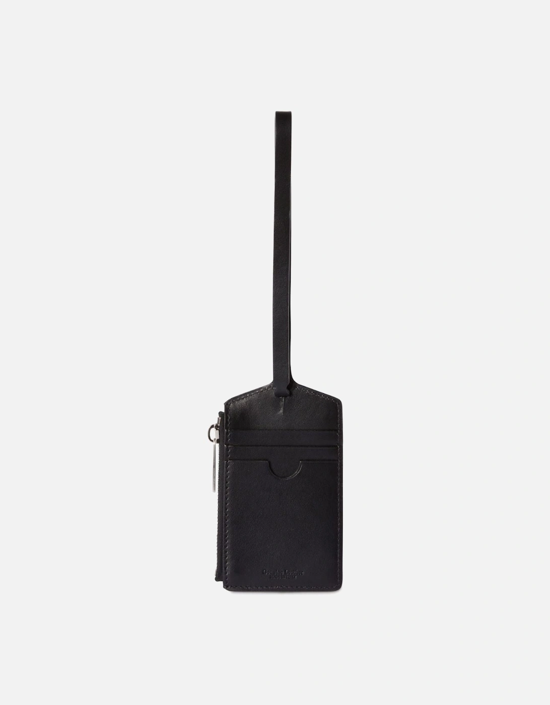 Zip Tie Zipped Card Case Black