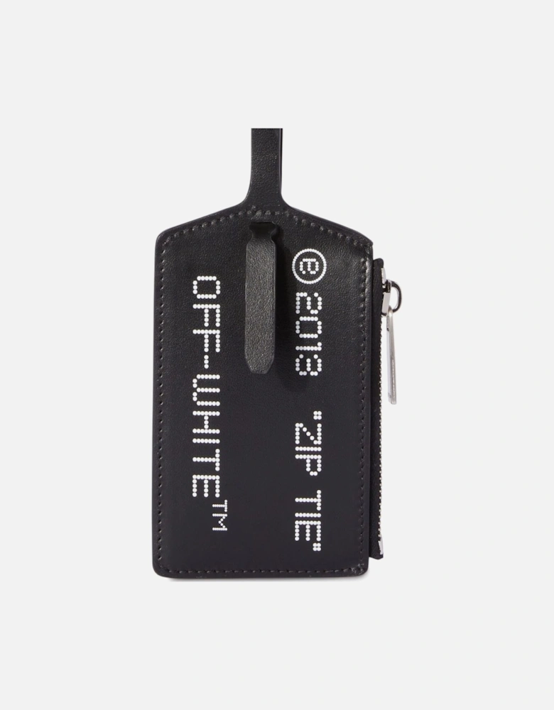 Zip Tie Zipped Card Case Black