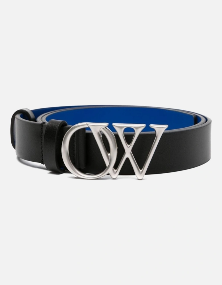 Initials Belt 30mm Black Blue