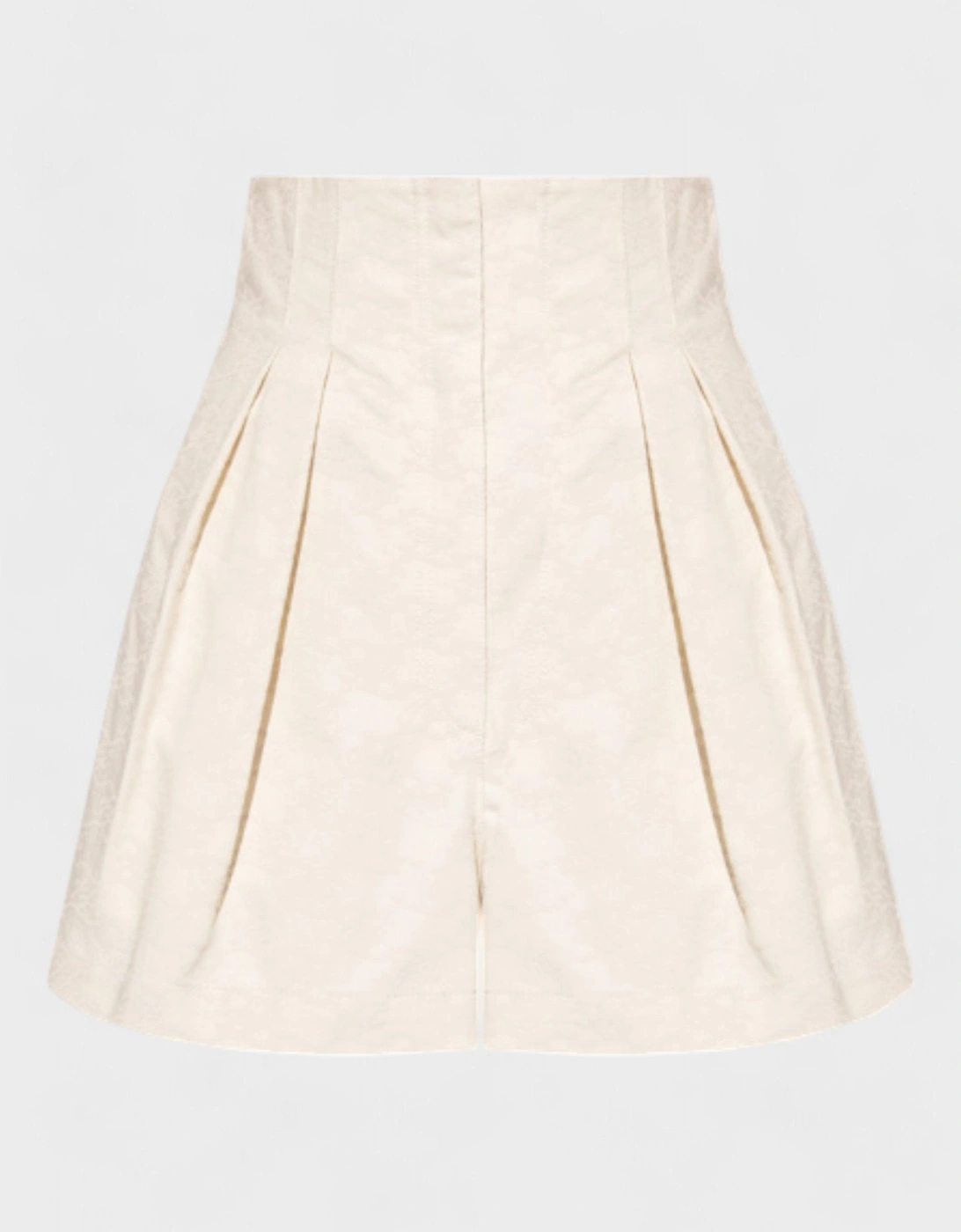 High Waisted Shorts White Beige, 5 of 4