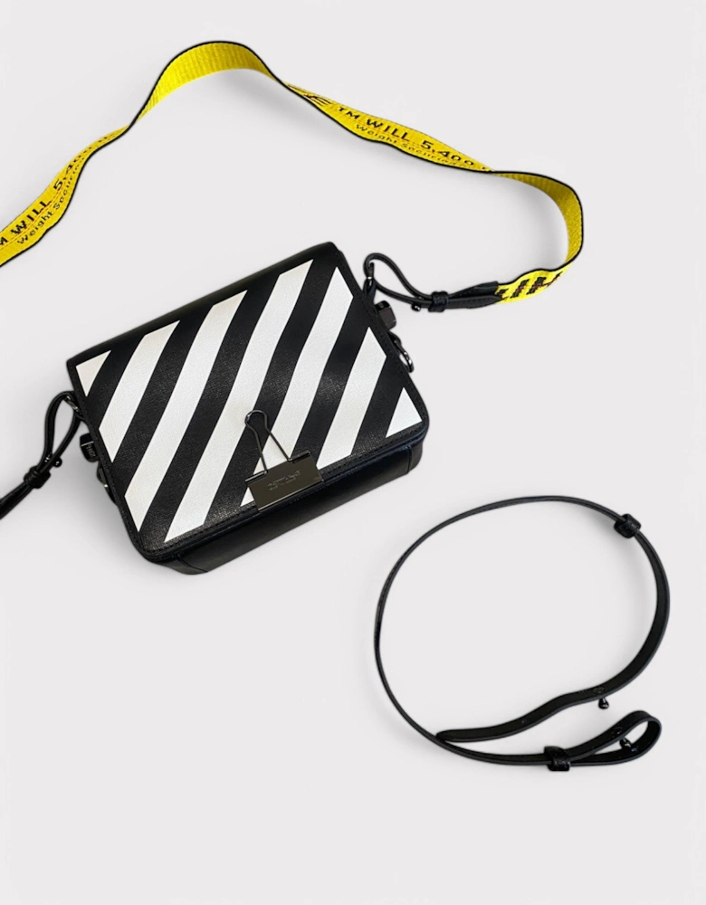 Diag Industrial Flap Bag Black White